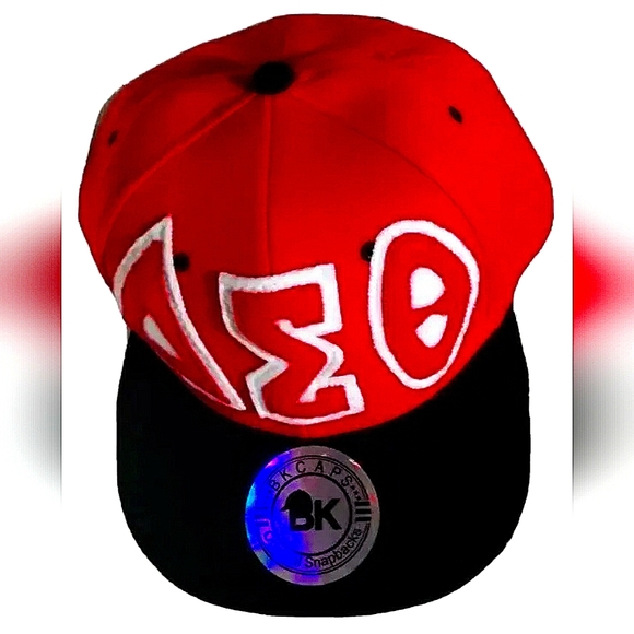 NEW Delta Sigma Theta / DST Baseball Cap! Crimson/Red & White. Women Sorority. - Picture 7 of 10